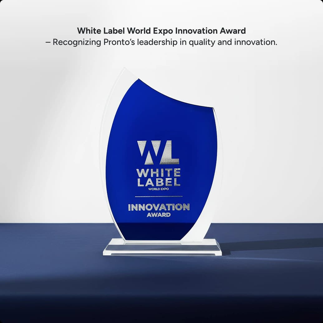 White Label World Expo Innovation Award – Recognizing Pronto’s leadership in quality and innovation
